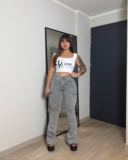 N702-2 (P2) | Cargo Gris | Menina | Venta Por Mayor