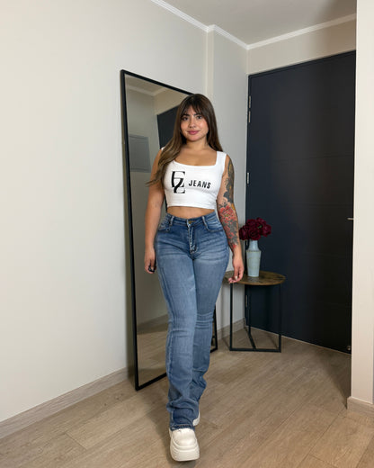 N805-2 (E2) | Flare Azul Focalizado | Menina | Venta Por Mayor