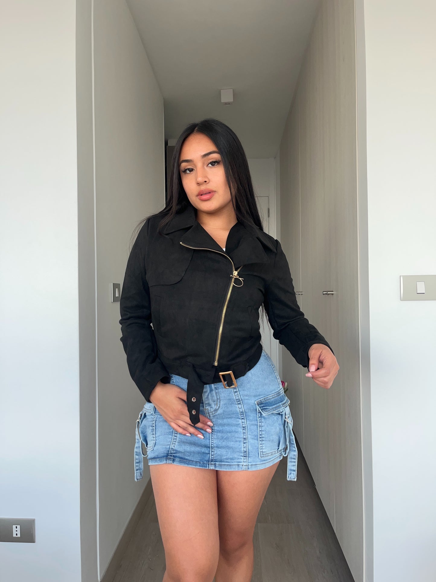 W1008 (U4) | Chaqueta Gamuza | HXH | Venta Por Mayor