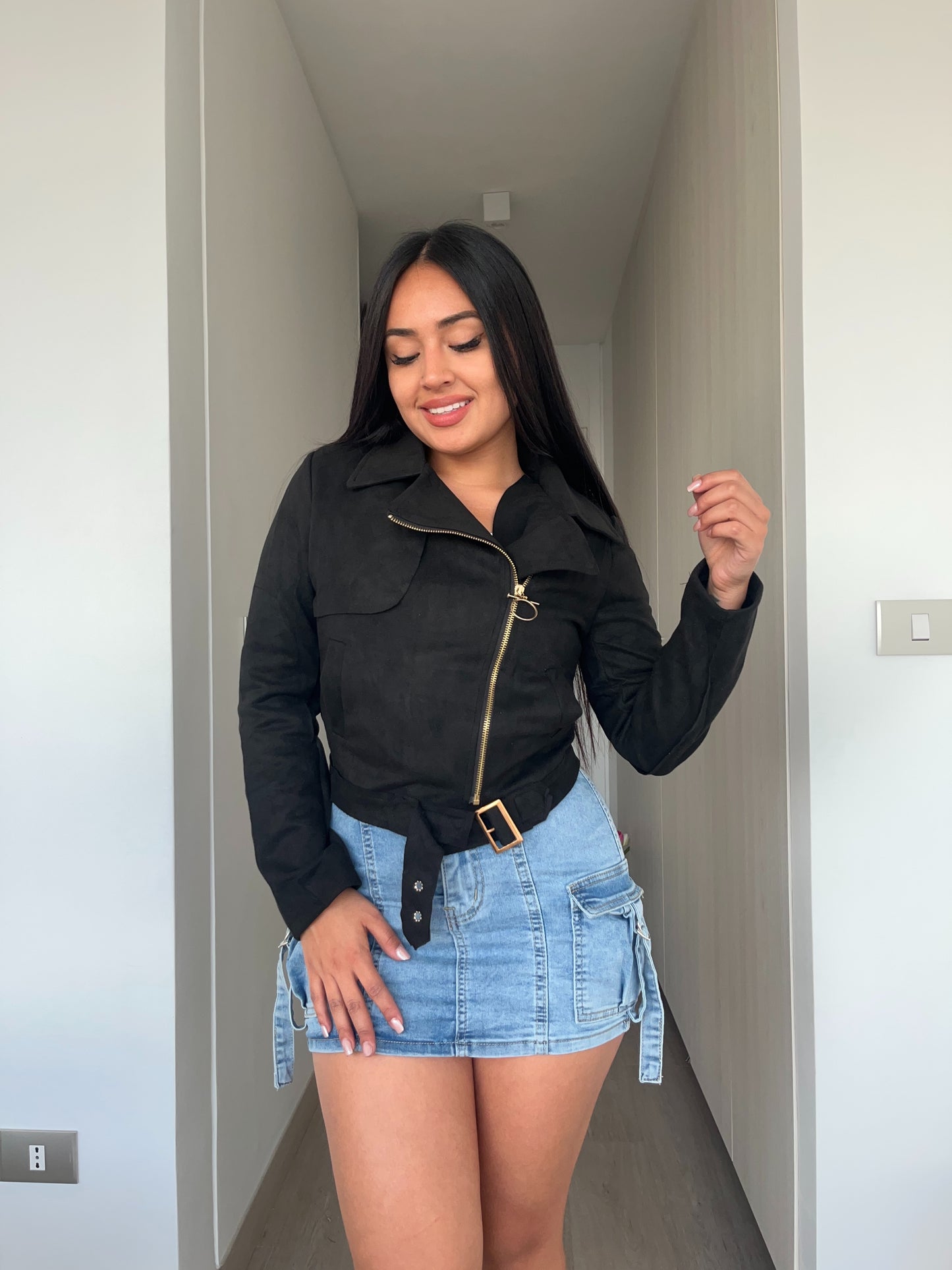 W1008 (U4) | Chaqueta Gamuza | HXH | Venta Por Mayor