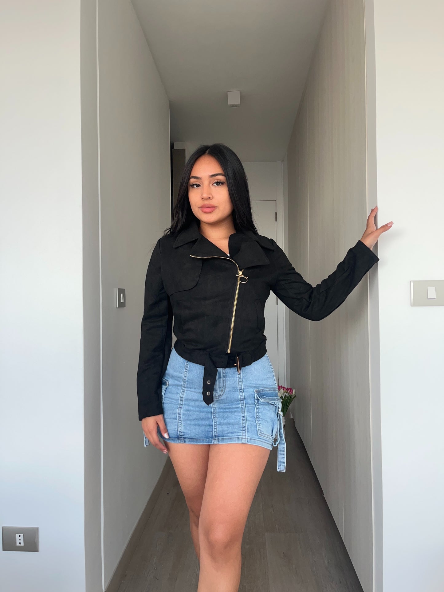 W1008 (U4) | Chaqueta Gamuza | HXH | Venta Por Mayor