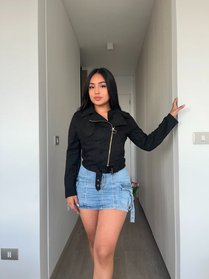 W1008 (U4) | Chaqueta Gamuza | HXH | Venta Por Mayor