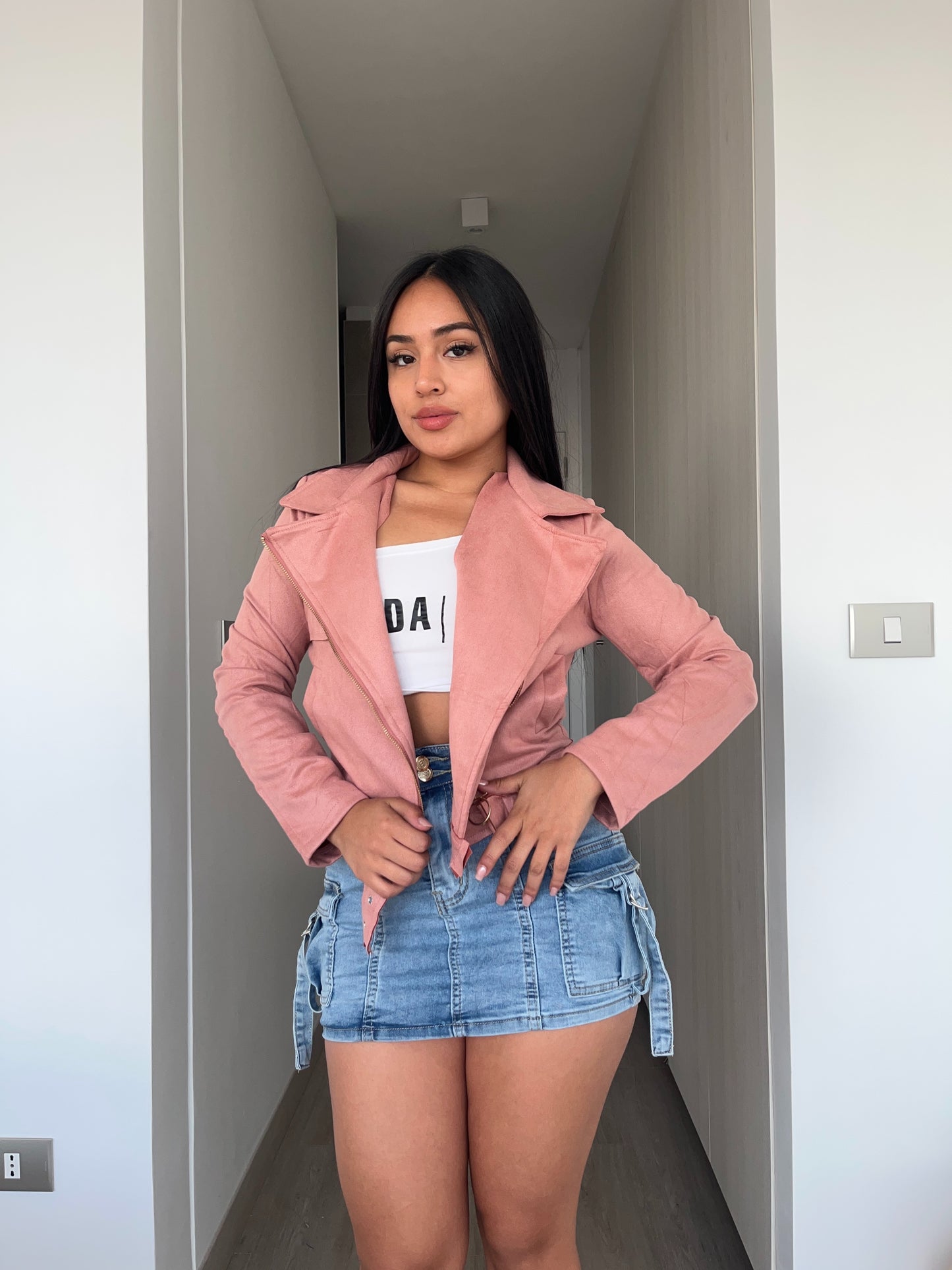 W1008 (U4) | Chaqueta Gamuza | HXH | Venta Por Mayor