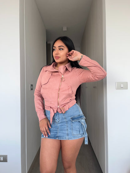 W1008 (U4) | Chaqueta Gamuza | HXH | Venta Por Mayor