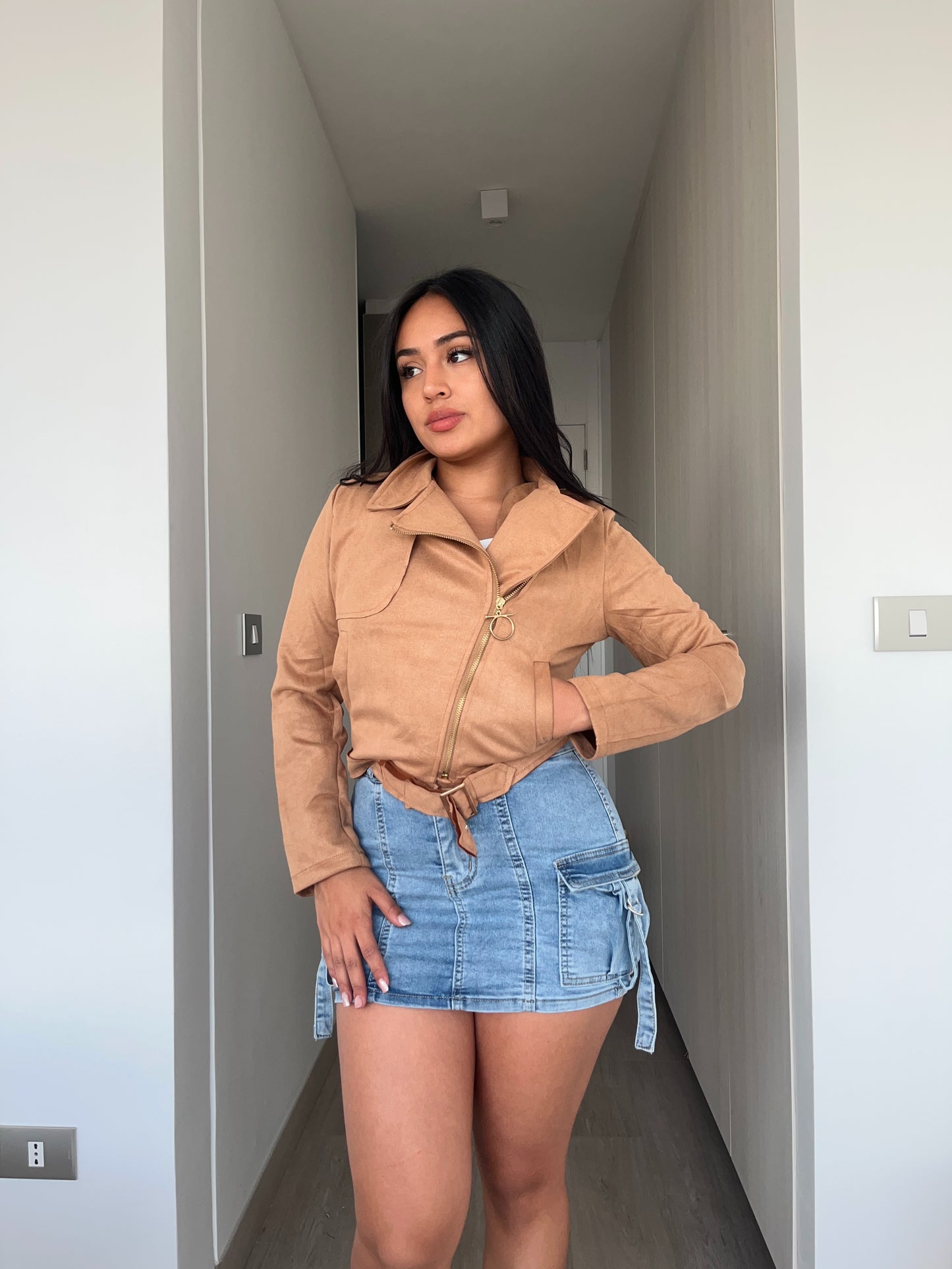 W1008 (U4) | Chaqueta Gamuza | HXH | Venta Por Mayor