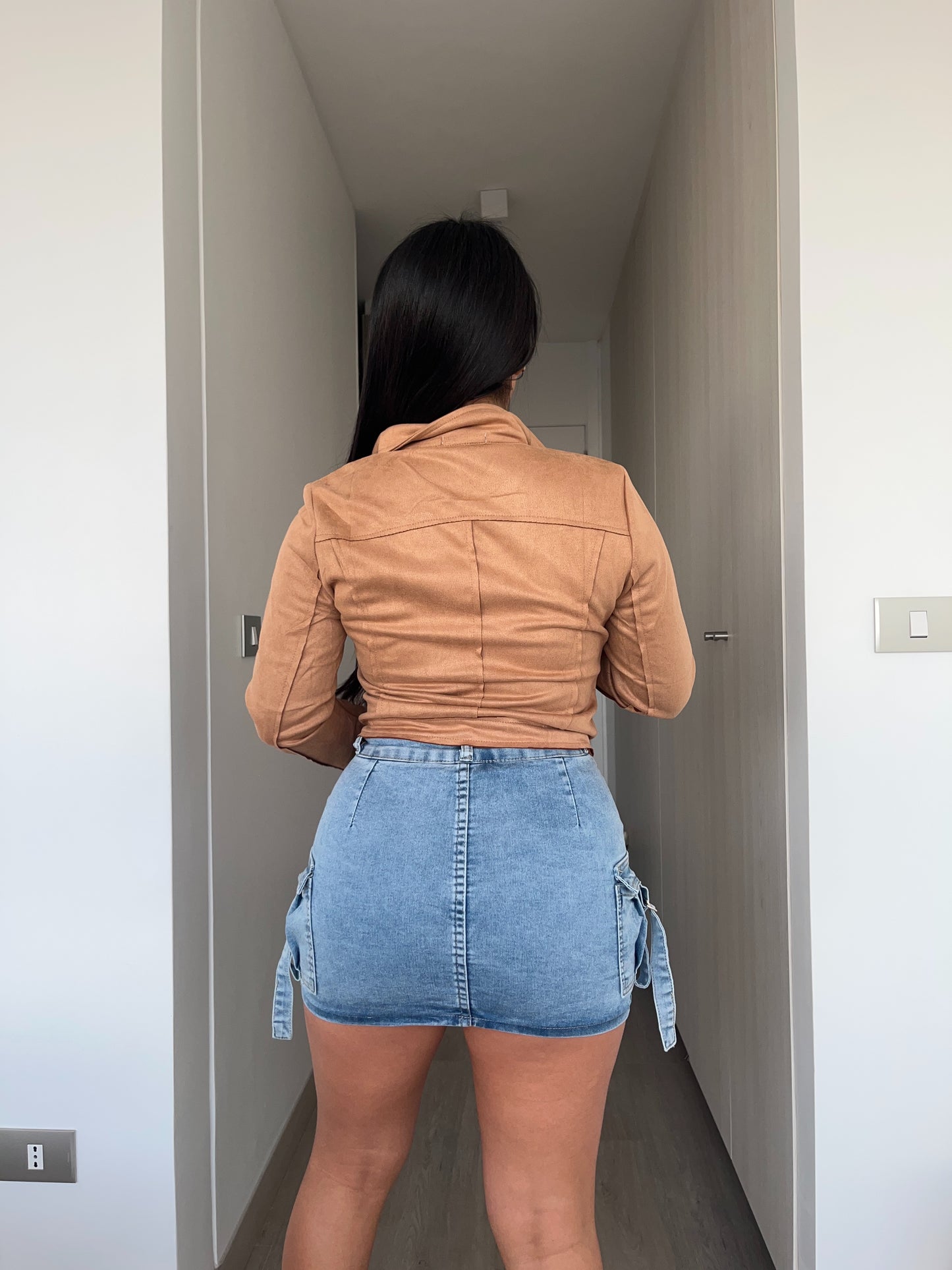 W1008 (U4) | Chaqueta Gamuza | HXH | Venta Por Mayor