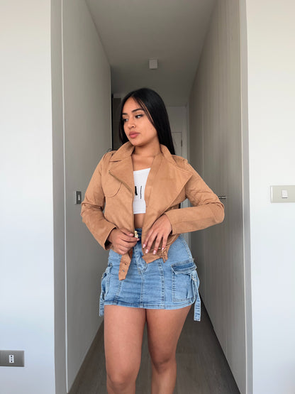 W1008 (U4) | Chaqueta Gamuza | HXH | Venta Por Mayor