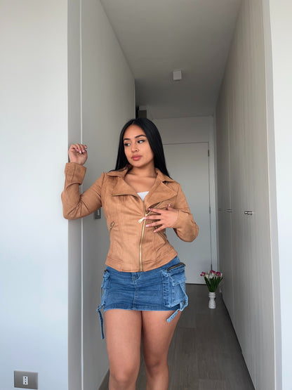 W708 (U4) | Chaqueta Gamuza | HXH | Venta Por Mayor