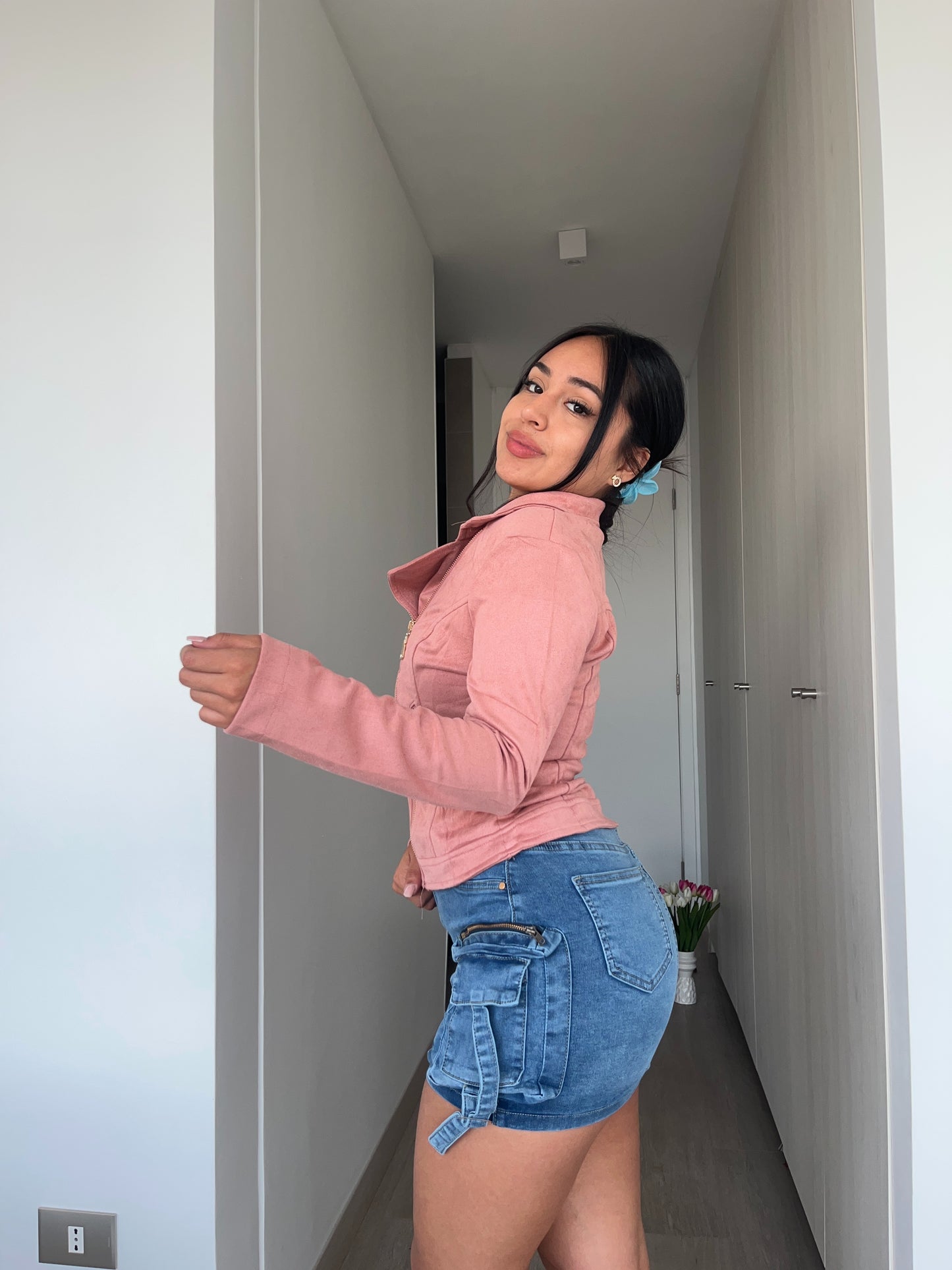 W708 (U4) | Chaqueta Gamuza | HXH | Venta Por Mayor