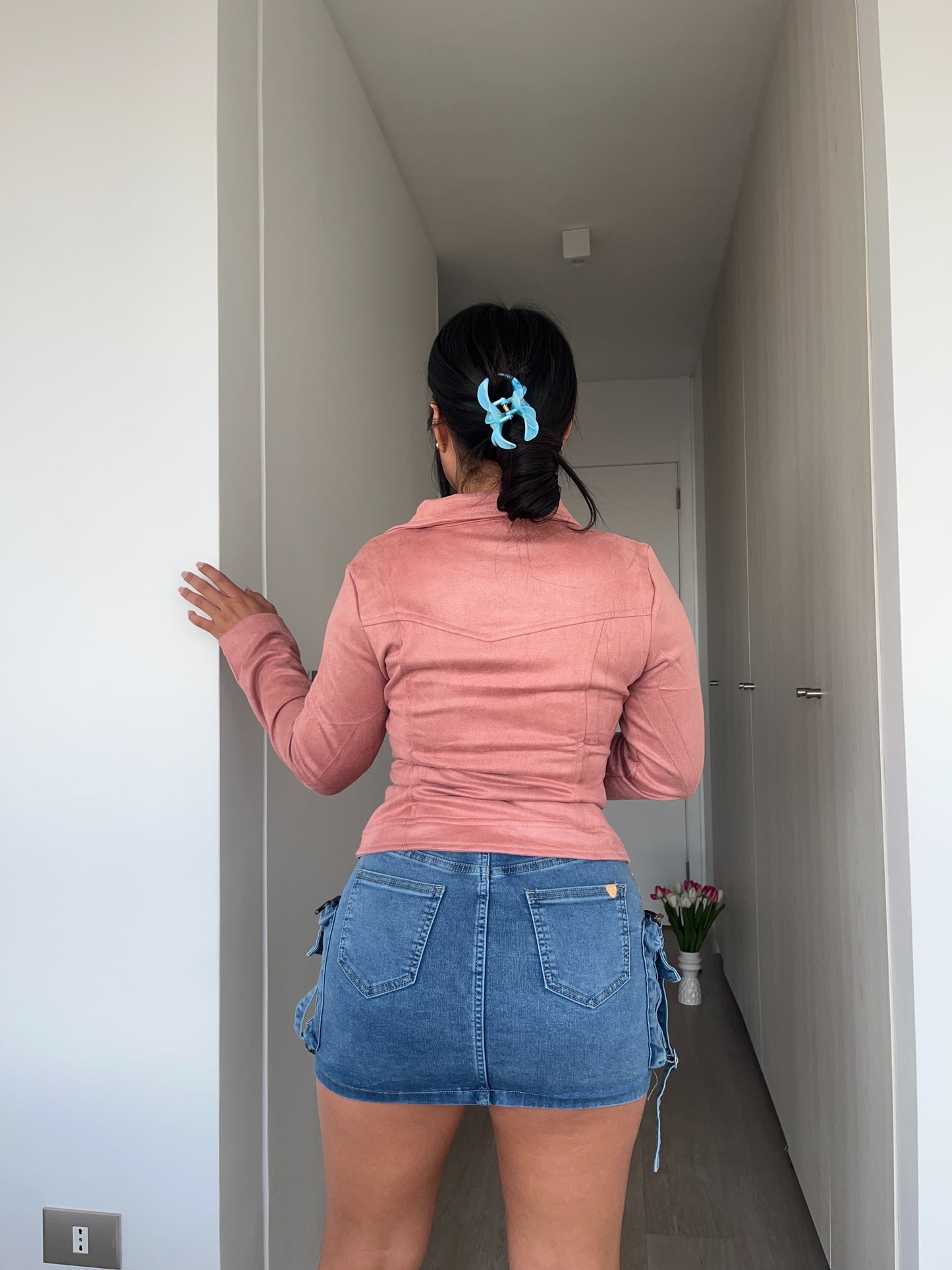 W708 (U4) | Chaqueta Gamuza | HXH | Venta Por Mayor