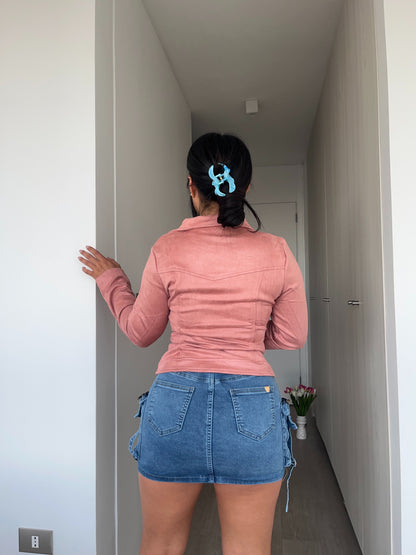 W708 (U4) | Chaqueta Gamuza | HXH | Venta Por Mayor