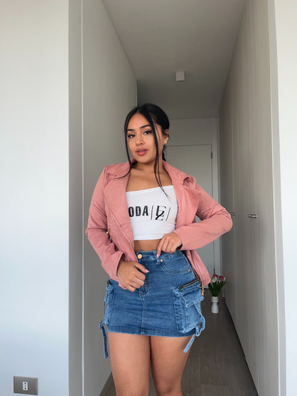 W708 (U4) | Chaqueta Gamuza | HXH | Venta Por Mayor