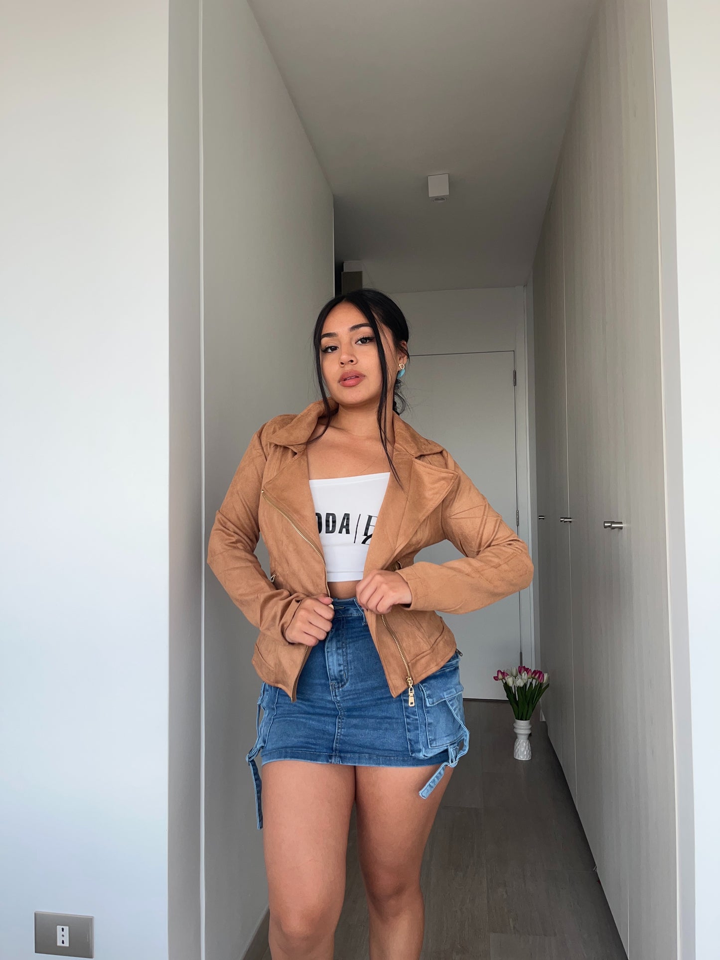 W708 (U4) | Chaqueta Gamuza | HXH | Venta Por Mayor