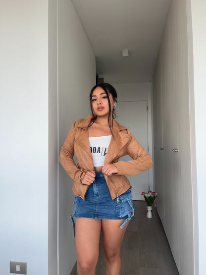 W708 (U4) | Chaqueta Gamuza | HXH | Venta Por Mayor