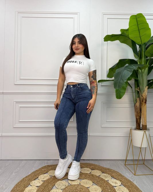 MC5015 (I3) | Skinny Azul Lineal | Venta Por Mayor