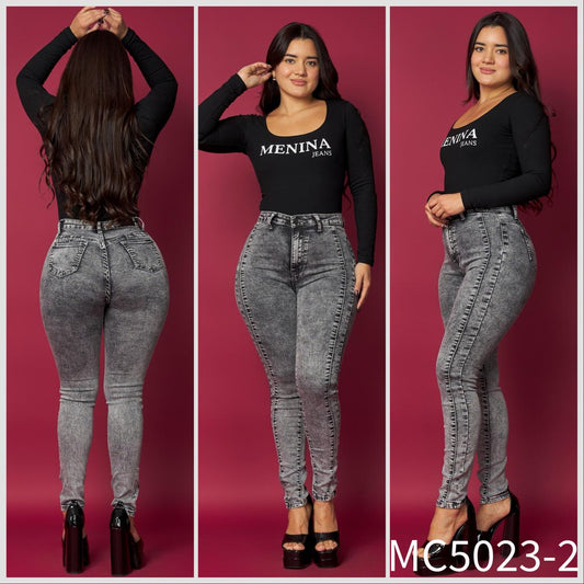 MC5023-2 (D4) | Skinny Gris Jaspeado | Venta Por Mayor