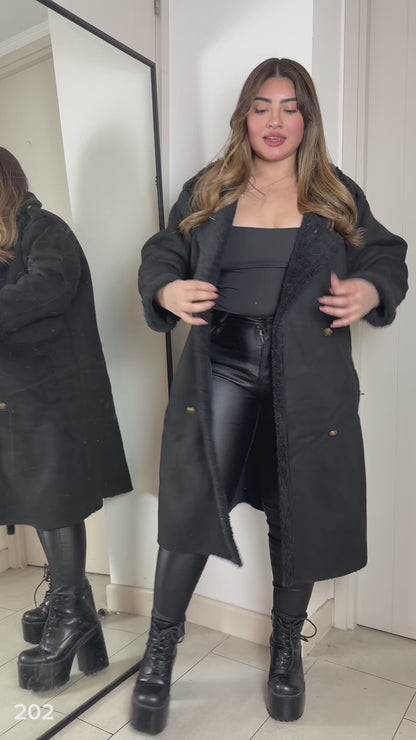202 | Chaqueta Gamuza Larga | EZ | Venta Por Mayor