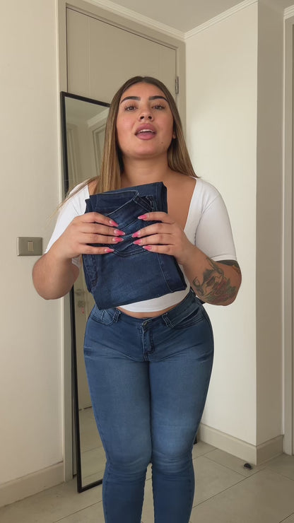 EZ2506 (G2) | Jeans Nacional Azul | Moda Estroz | Venta Por Mayor