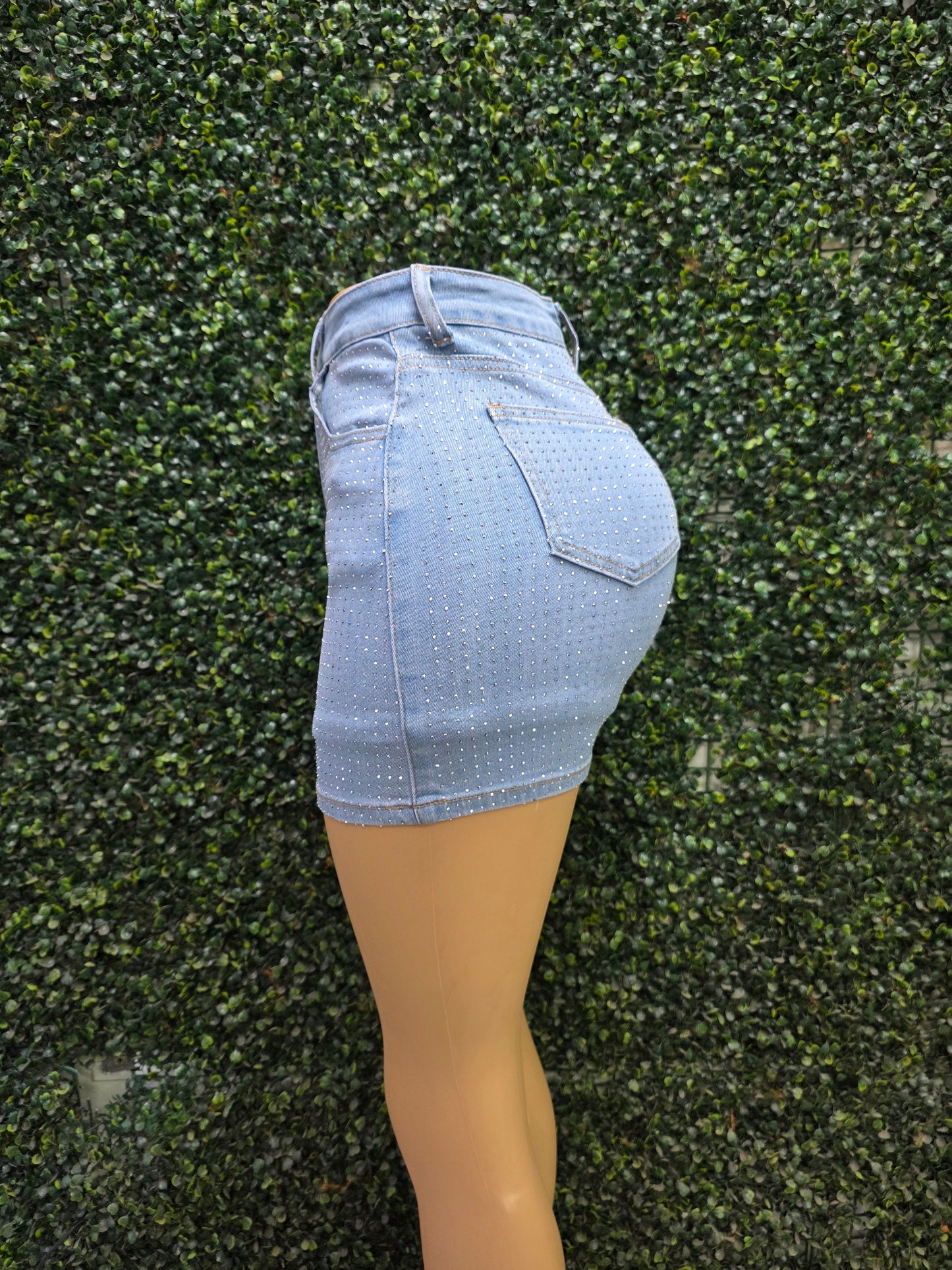 H0611 (Q7) | Falda Short Full Brillos | Venta Por Mayor